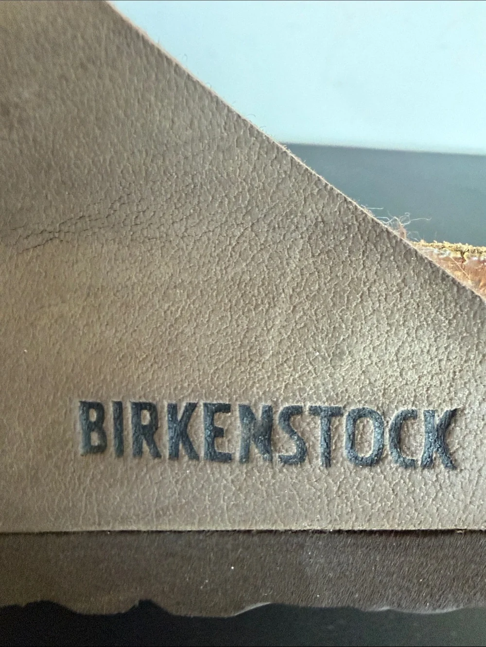 Birkenstock Arizona Brown Two Strap Sandals Estimated Size 43 Well Worn
